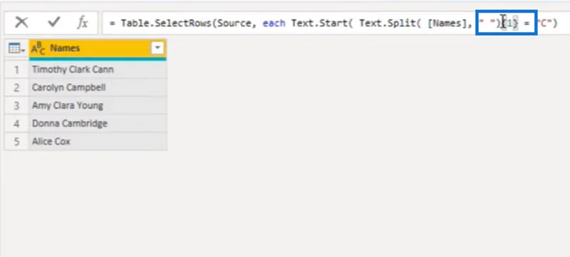 Penapis Power Query Oleh Tutorial Huruf Pertama Atau Watak Tertentu