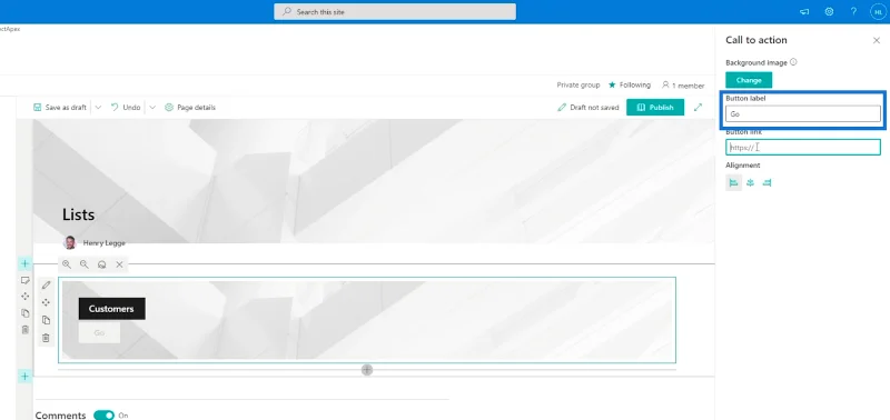 Menambah Navigasi Senarai SharePoint