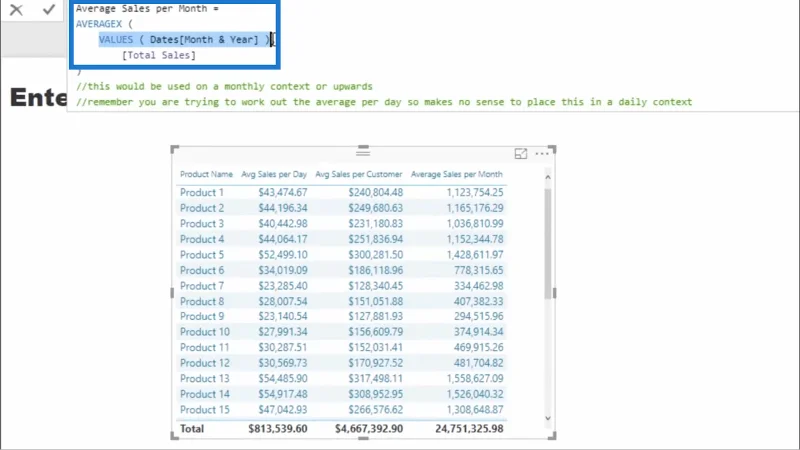 Menggunakan AVERAGEX Dalam LuckyTemplates – Tutorial & Contoh DAX