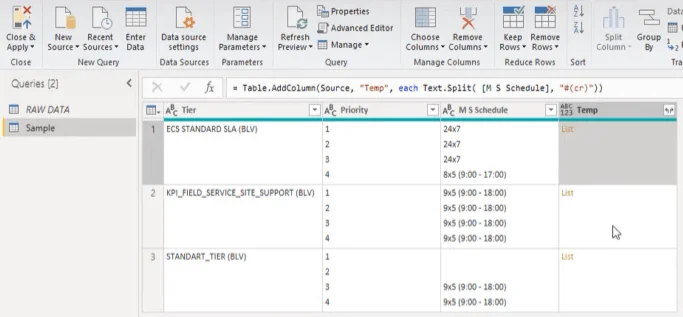 Tutorial Pertanyaan Kuasa Pemisahan Lajur LuckyTemplates: Cara Membahagikan Sel Excel Berbilang Baris Dalam LuckyTemplates