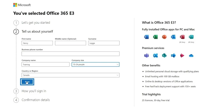 Tutorial MS SharePoint: Penciptaan Akaun