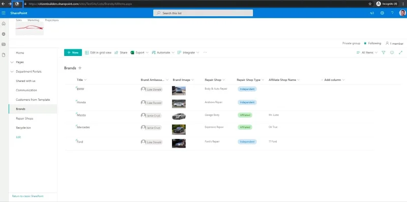 Pengesahan Lajur SharePoint Dalam Dua Cara