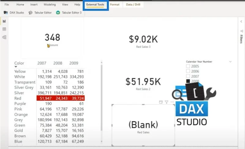 Jadual Dikembangkan Dalam LuckyTemplates