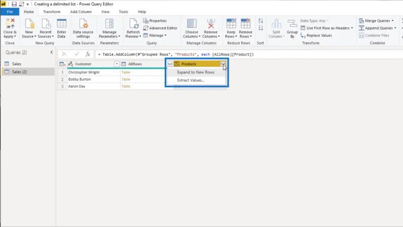 Cipta Senarai Terhad Dalam Power Query – Tutorial Editor Pertanyaan