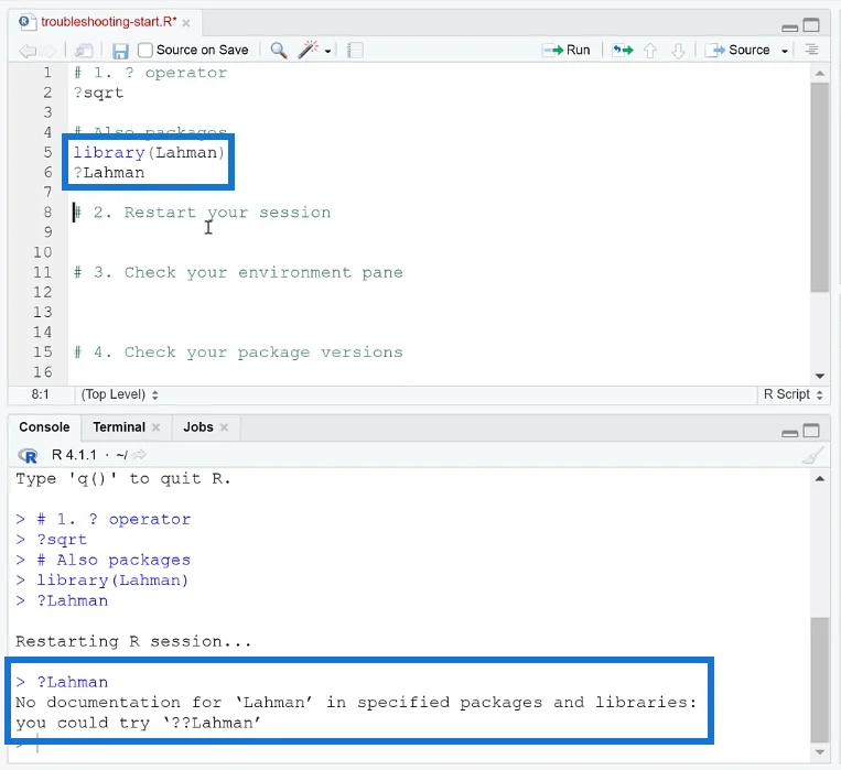 Bantuan RStudio: Cara Menyelesaikan Masalah R