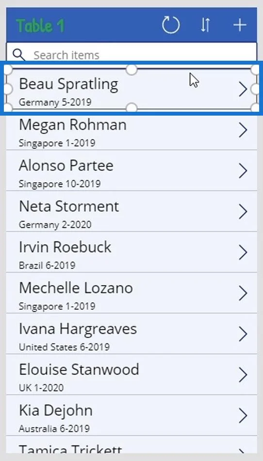 Gambaran Keseluruhan Konteks Navigasi PowerApps
