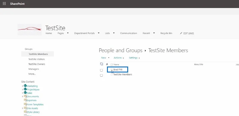 Penyesuaian Permintaan Akses Laman SharePoint