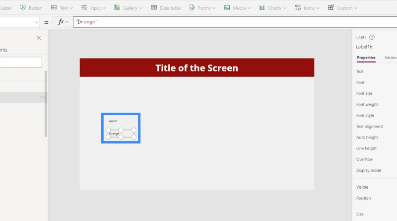 Microsoft Power Apps: Mengumpulkan Elemen Bersama