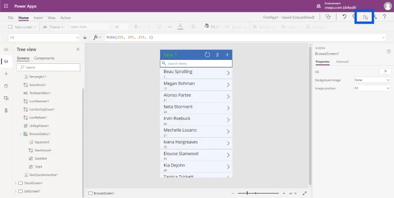 Galeri PowerApps: Satu Pengenalan