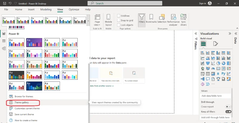 ธีม LuckyTemplates: คู่มือผู้ใช้พร้อมตัวอย่าง