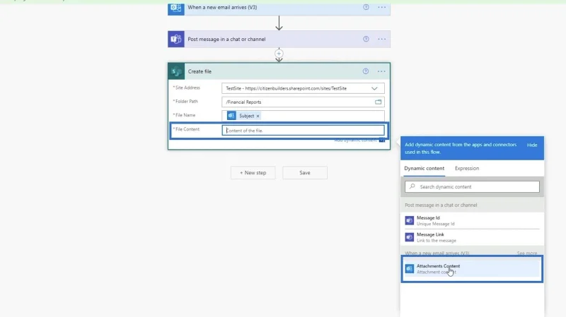 Aliran MS: Bagaimana Untuk Muat Naik Dalam SharePoint Melalui E-mel