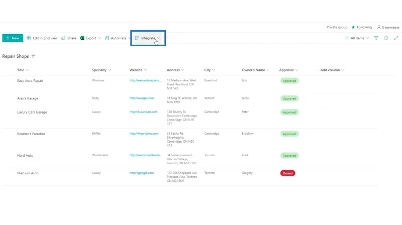 Power Apps – Panduan Penyepaduan SharePoint