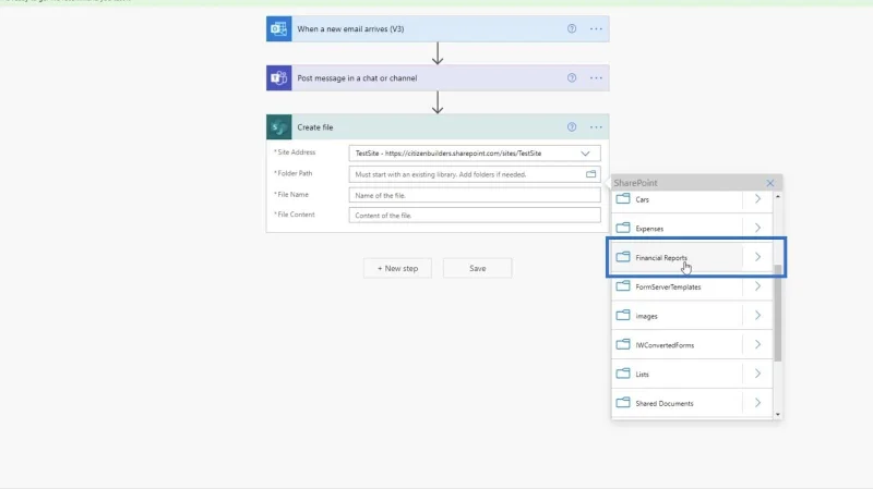 Aliran MS: Bagaimana Untuk Muat Naik Dalam SharePoint Melalui E-mel
