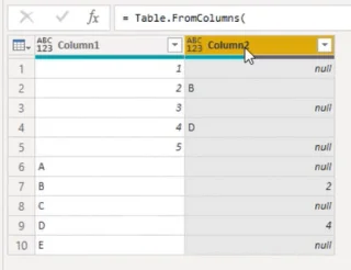 Operator COALESCE: Aplikasi Power Query