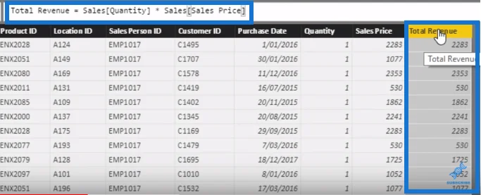 Membandingkan Lajur Dikira Dan Ukuran Dalam LuckyTemplates