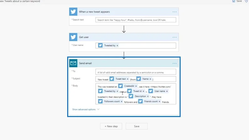 Automatisierter Ablauf in Microsoft Power Automate