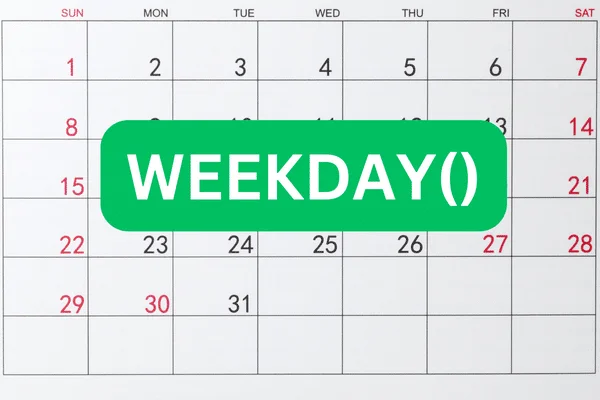 Cara Menggunakan Fungsi Hari Minggu Dalam Excel