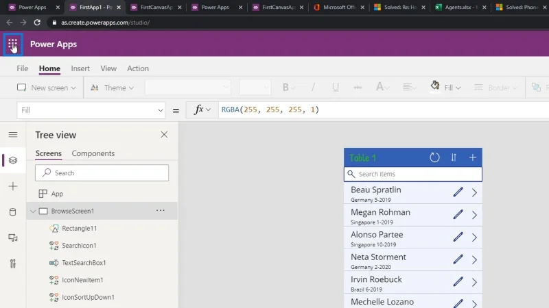 Tutorial Microsoft Power Apps |  Menyemak Ralat