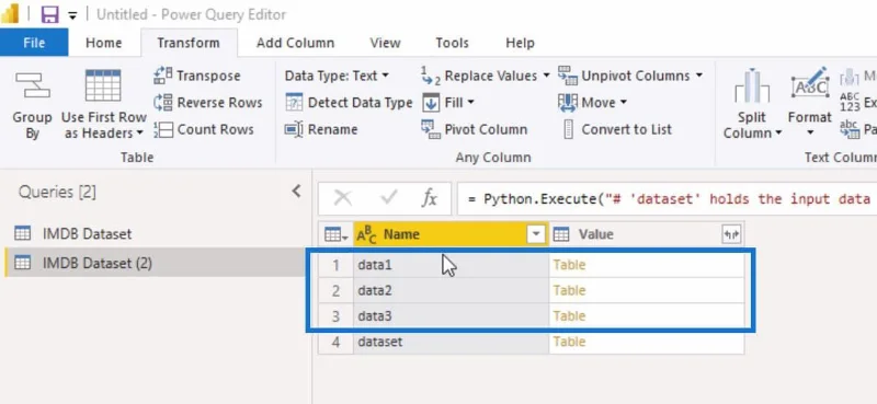 Set Data Python: Menggunakan Kod Boleh Diulang