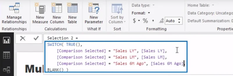 Teknik Visualisasi Data Dalam LuckyTemplates – Visual Dinamik Pelbagai Ukuran
