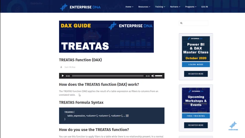 LuckyTemplates USERELATIONSHIP Vs TREATAS
