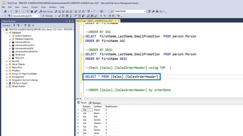 Pernyataan SQL SELECT: Satu Pengenalan