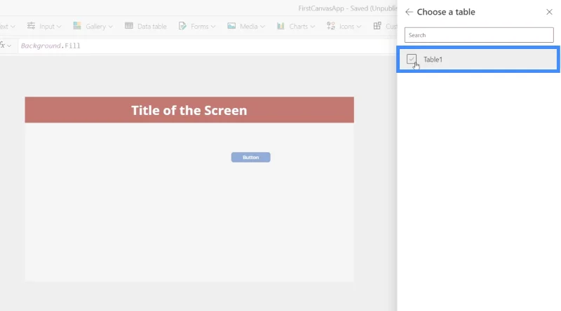 Carta PowerApps, Graf Dan Imej Dinamik