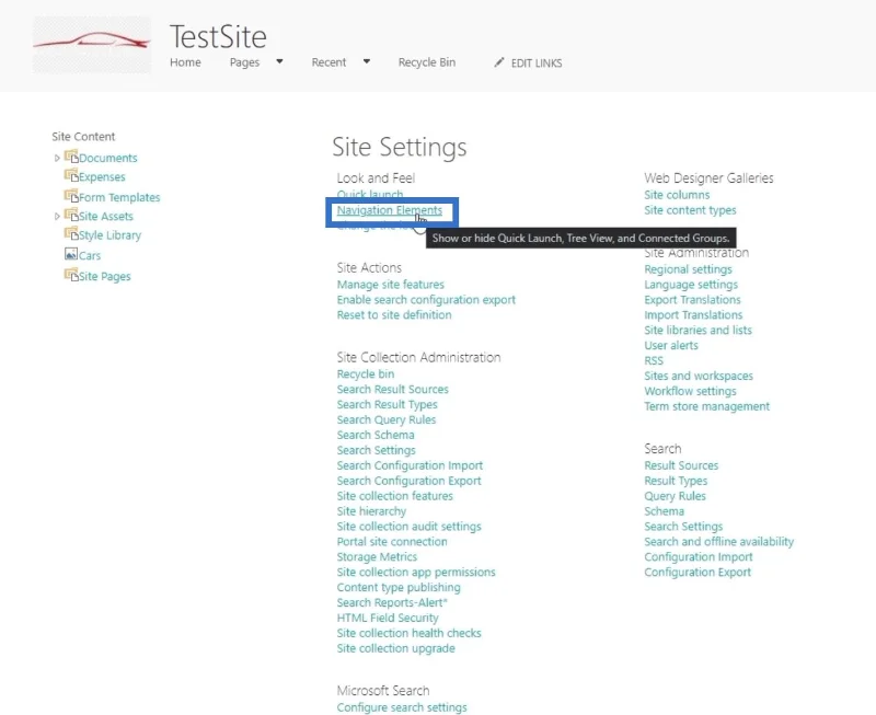 Pengalaman SharePoint Classic Design View