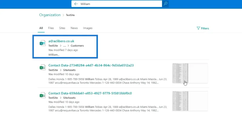 Fungsi Carian SharePoint