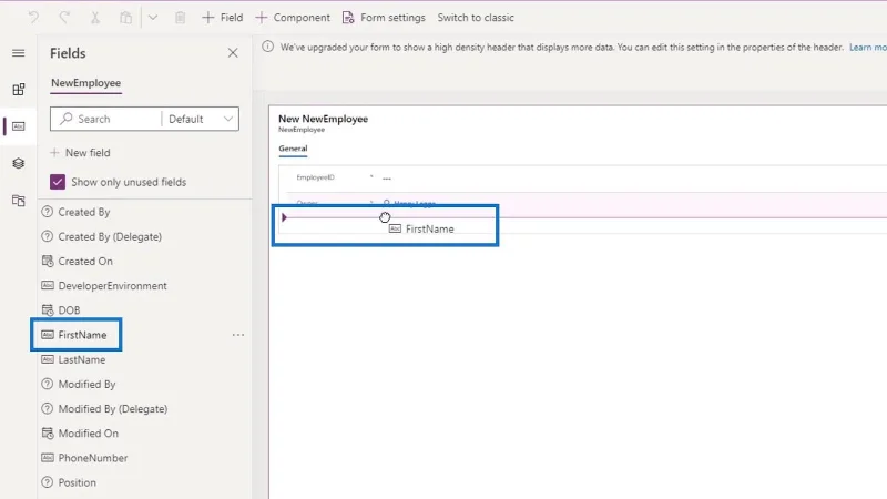 Borang PowerApps: Menambah Dan Mengubah Suai Medan