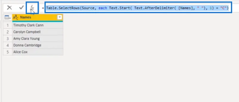 Penapis Power Query Oleh Tutorial Huruf Pertama Atau Watak Tertentu