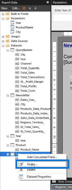 Gunakan Parameter Lata Untuk Menapis Data Dalam LuckyTemplates Report Builder