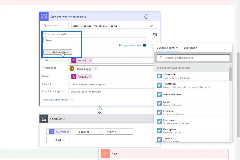 Kelulusan Aliran Microsoft Dengan Pelbagai Pilihan