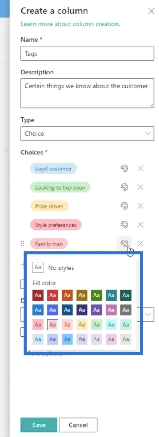 Menambah Medan Pilihan SharePoint Dalam Senarai