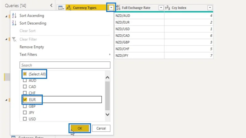 Parâmetros do LuckyTemplates via Query Editor