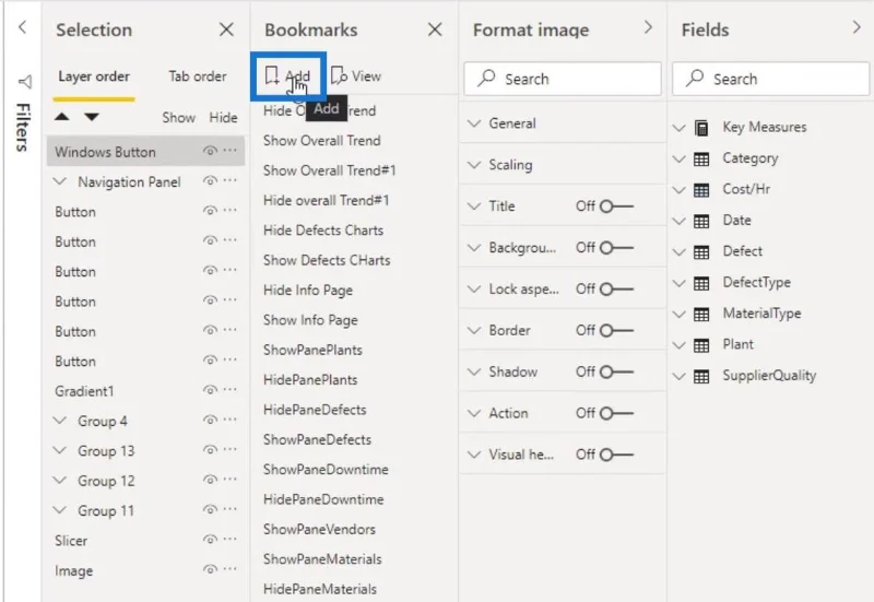 Report interattivi di LuckyTemplates: navigazione e segnalibri