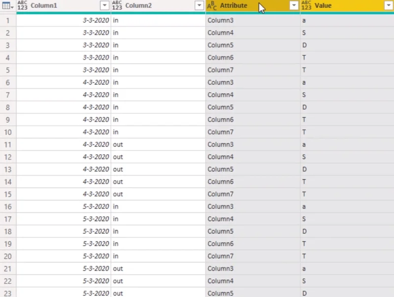 Reka Letak Kalendar Kepada Format Jadual Menggunakan Power Query