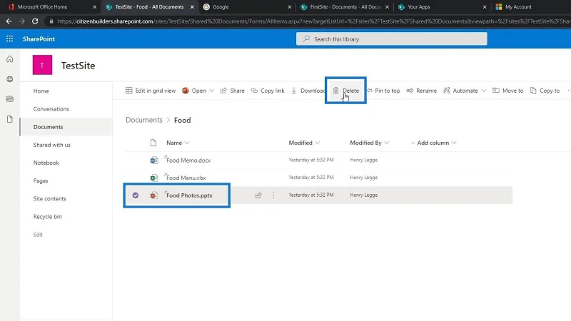 SharePoint-Dokumentbibliothek |  Anfänger-Tutorial