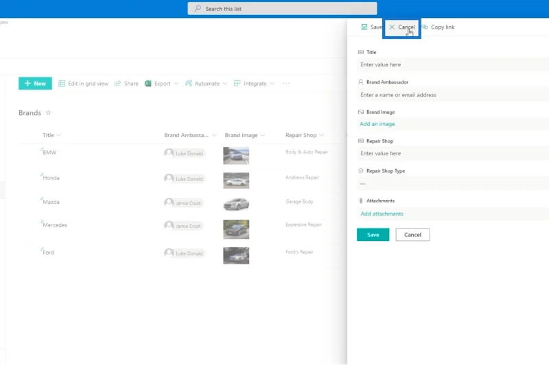 Pengesahan Lajur SharePoint Dalam Dua Cara