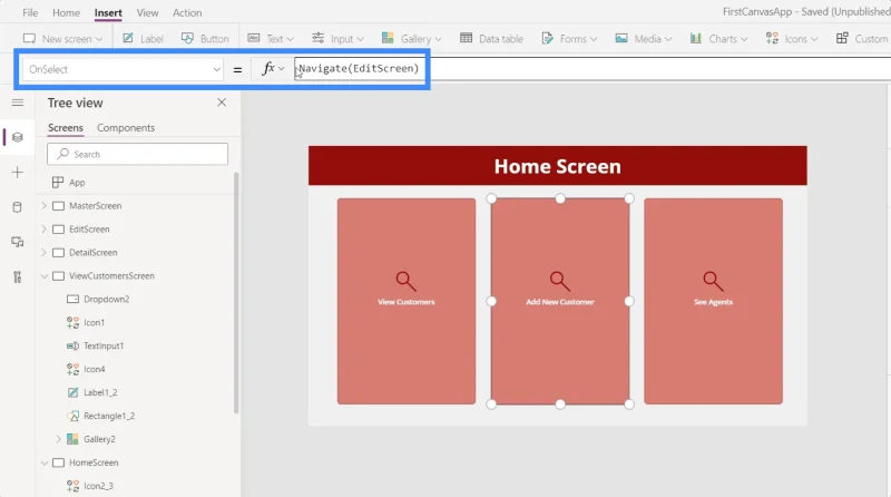 Skrin Butiran MS Power Apps Dan Skrin Borang