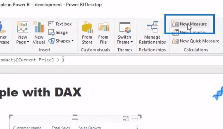 Contoh Banding & Pembahagian LuckyTemplates Menggunakan DAX
