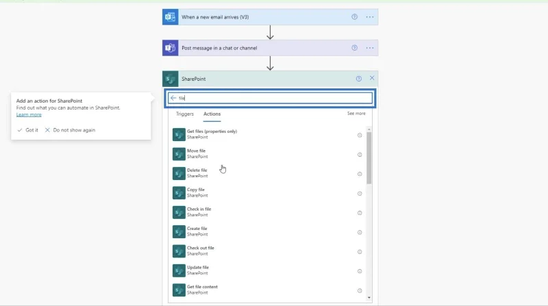 Aliran MS: Bagaimana Untuk Muat Naik Dalam SharePoint Melalui E-mel