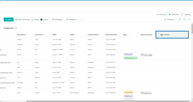 คอลัมน์จากการคำนวณใน SharePoint |  ภาพรวม