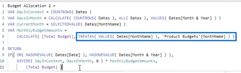 Formula Peruntukan Belanjawan Terbaik Untuk Analisis LuckyTemplates
