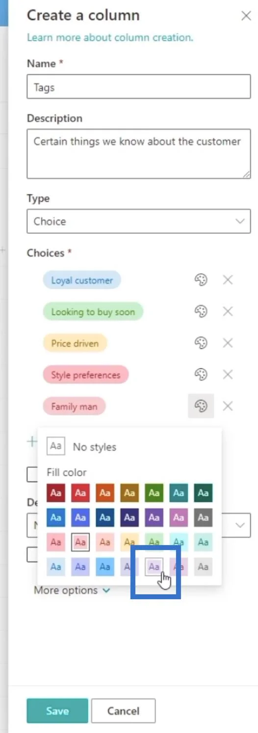 Menambah Medan Pilihan SharePoint Dalam Senarai