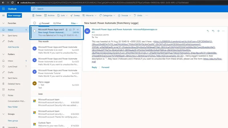 Tutorial Microsoft Flow – Segera Lwn.  Aliran Automatik