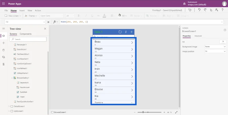 Galeri PowerApps: Satu Pengenalan