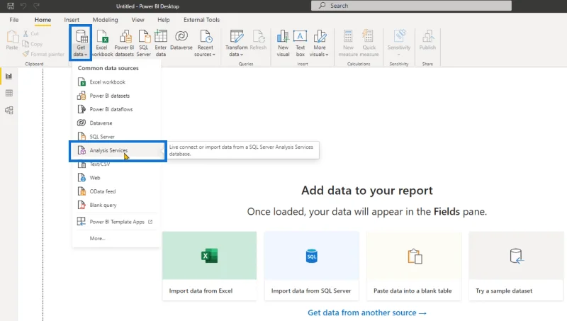 Nombor Port LuckyTemplates: Menyambungkan LuckyTemplates Ke SSAS, Excel dan C#