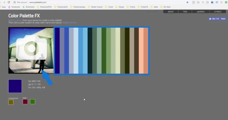 Cara Mencipta Palet Warna BI Kuasa Menarik