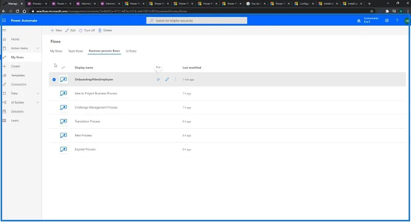 Proses Perniagaan Mengalir Dalam Microsoft Power Automate